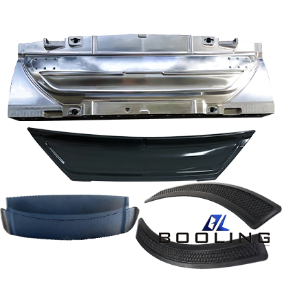 Blow-molded ABS plastic car rear spoiler