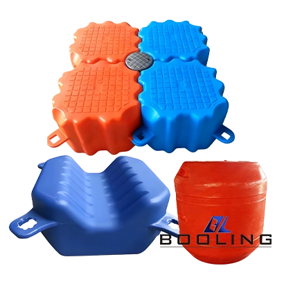 HDPE dock module blow molding