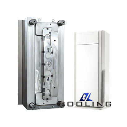 Air conditioning molds and injection molded air conditioner casings