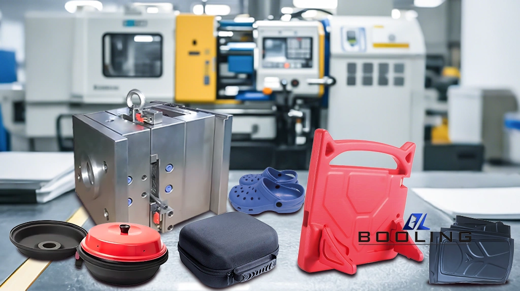 EVA injection molding products--Shoes, roadblocks, etc.