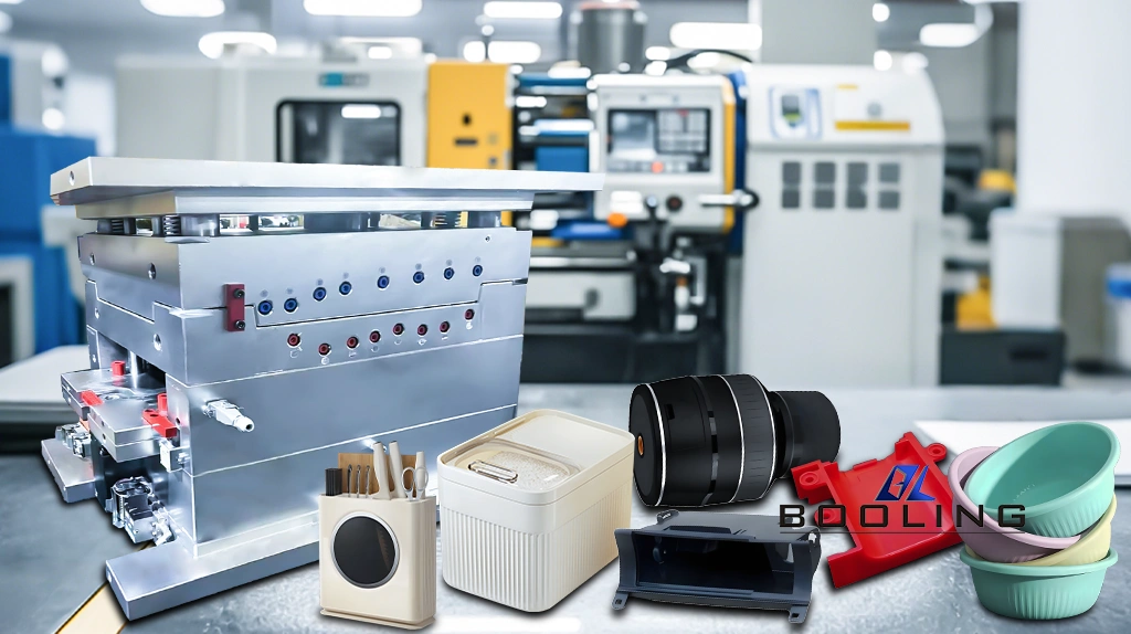 Booling injection molding is widely used in the automotive, home furnishing, packaging and other industries