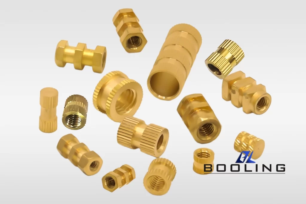 Metal inserts molding processing