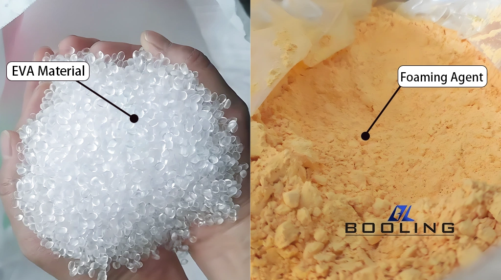 EVA foam injection molding raw materials