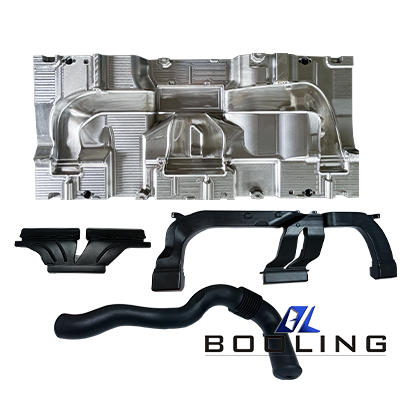 Air duct blow molding mold