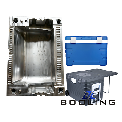 Cooler box blow mold