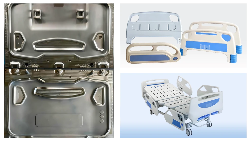 hospital bed blow mold