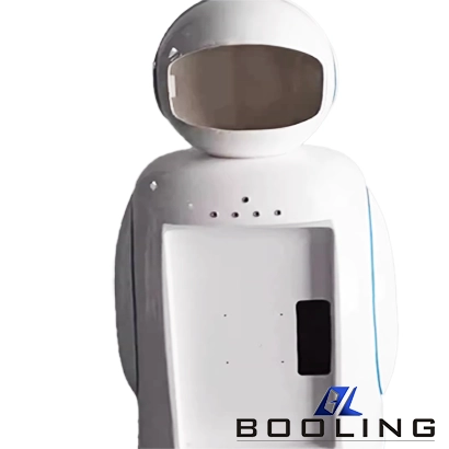 Injection molded robot shell