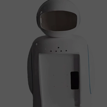 Injection molded robot shell
